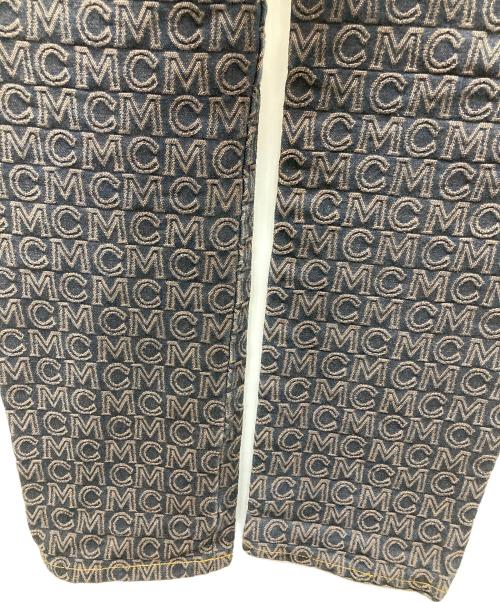 MCM（エムシーエム）MCM (エムシーエム) ロゴ総柄パンツ ネイビー サイズ:不明の古着・服飾アイテム