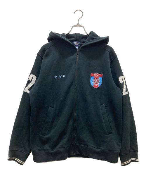stussy（ステューシー）stussy (ステューシー) ワッペンジップパーカー サイズ:Mの古着・服飾アイテム