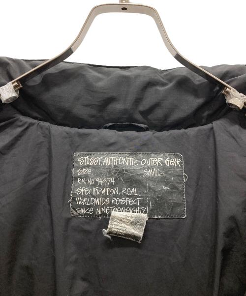 stussy（ステューシー）stussy (ステューシー) ダウンジャケット ブラック サイズ:SMALLの古着・服飾アイテム