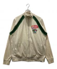 Quiksilver（クイックシルバー）の古着「ワッペンベロアジャケット」｜ベージュ
