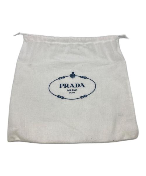 PRADA（プラダ）PRADA (プラダ) トライアングルロゴミニバッグ ピンクの古着・服飾アイテム