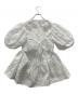 CECILIE BAHNSEN (セシリーバンセン) バックオープンジャガードブラウス/ubah top ホワイト サイズ:M：28000円