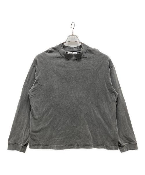 Acne studios（アクネ ストゥディオス）Acne studios (アクネ ストゥディオス) 背面ロゴパッチスウェット/LOGO PATCH CREW NECK SWEATER グレー サイズ:Sの古着・服飾アイテム