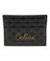 CELINE（セリーヌ）の古着「ロゴ刺繍トリオンフカードケース」｜ブラウン