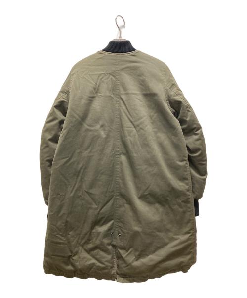 DIESEL（ディーゼル）DIESEL (ディーゼル) MA-1切替ダウンコート オリーブ サイズ:XSの古着・服飾アイテム