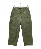 Americanaアメリカーナ）の古着「ベイカーパンツ」｜カーキ