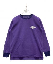 H.R.MARKET（ハリウッドランチマーケッド）の古着「リサイクル ストレッチ フリーススウェット」｜パープル