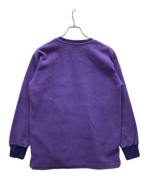 H.R.MARKET（ハリウッドランチマーケッド）H.R.MARKET (ハリウッドランチマーケッド) リサイクル ストレッチ フリーススウェット パープル サイズ:Sの古着・服飾アイテム