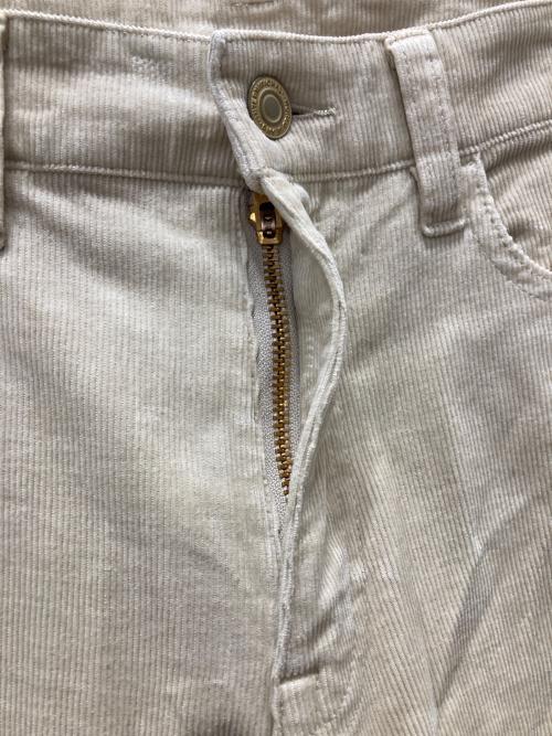 DEUXIEME CLASSE（ドゥーズィエム クラス）Deuxieme Classe (ドゥーズィエム クラス) コーデュロイパンツ アイボリー サイズ:XSの古着・服飾アイテム