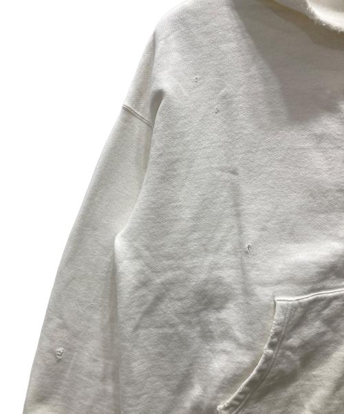 VISVIM（ビズビム）VISVIM (ビズビム) 25SS JUMBO SB SWEAT HOODIE F.Z. CRASH ホワイト サイズ:4の古着・服飾アイテム