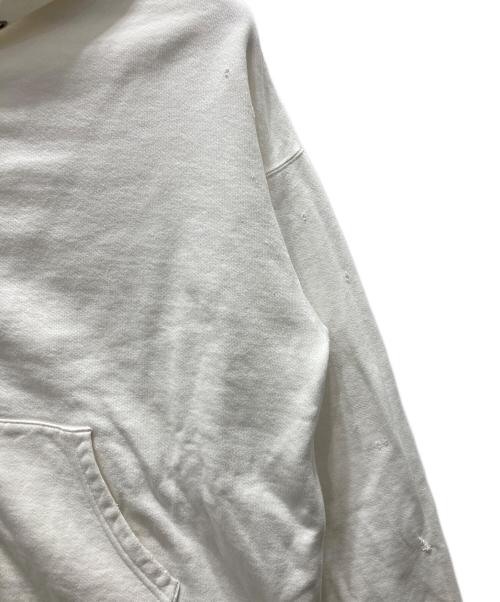 VISVIM（ビズビム）VISVIM (ビズビム) 25SS JUMBO SB SWEAT HOODIE F.Z. CRASH ホワイト サイズ:4の古着・服飾アイテム
