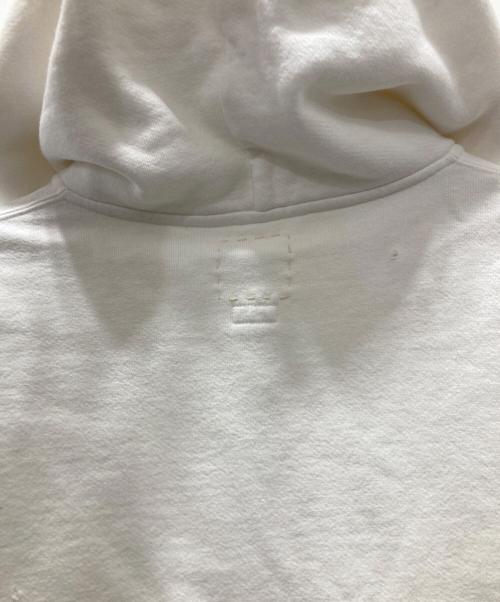 VISVIM（ビズビム）VISVIM (ビズビム) 25SS JUMBO SB SWEAT HOODIE F.Z. CRASH ホワイト サイズ:4の古着・服飾アイテム