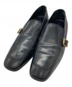 LOUIS VUITTONルイ ヴィトン）の古着「ストラップローファー」｜ブラック