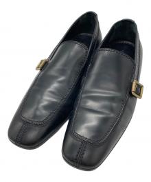 LOUIS VUITTON（ルイ ヴィトン）の古着「ストラップローファー」｜ブラック