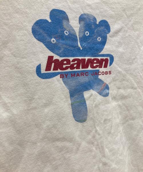 Heaven by Marc Jacobs（ヘブンバイマークジェイコブス）Heaven by Marc Jacobs (ヘブンバイマークジェイコブス) リンガーTシャツ ホワイト サイズ:Mの古着・服飾アイテム