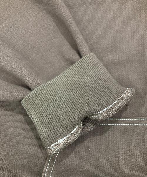 X-LARGE（エクストララージ）X-LARGE (エクストララージ) ラインストーンロゴジップパーカー/RHINESTONE OG ZIP HOODED SWEATSHIRT ブラウン サイズ:Lの古着・服飾アイテム