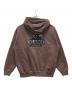 X-LARGE (エクストララージ) ラインストーンロゴジップパーカー/RHINESTONE OG ZIP HOODED SWEATSHIRT ブラウン サイズ:L：8000円