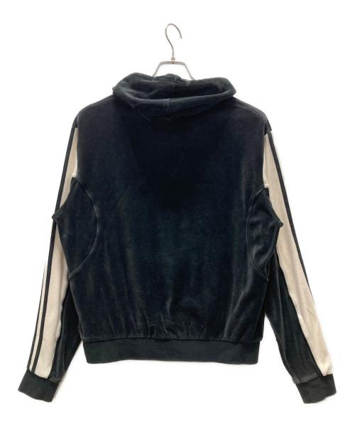 adidas（アディダス）adidas (アディダス) ベロアパーカー グレー サイズ:Mの古着・服飾アイテム