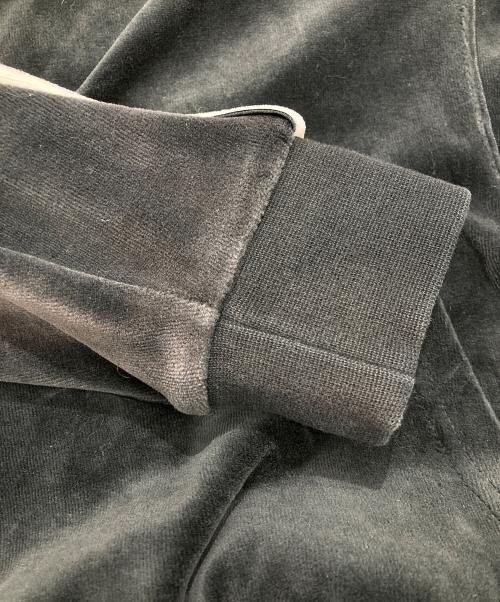 adidas（アディダス）adidas (アディダス) ベロアパーカー グレー サイズ:Mの古着・服飾アイテム