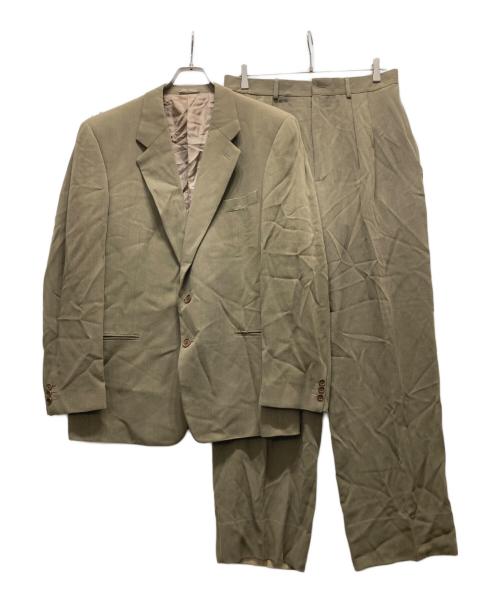 GIORGIO ARMANI（ジョルジョアルマーニ）GIORGIO ARMANI (ジョルジョアルマーニ) 古着セットアップスーツ ベージュ サイズ:52の古着・服飾アイテム