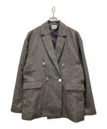 WILLOW（ウィロー）の古着「ネップツイードジャケット」｜グレー