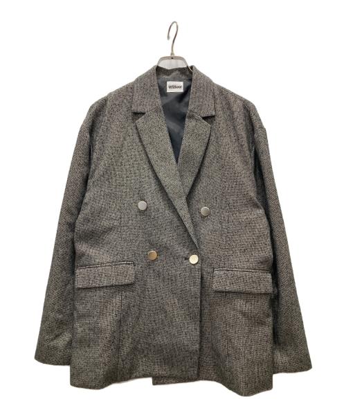 WILLOW（ウィロー）willow (ウィロー) ネップツイードジャケット グレー サイズ:ONEの古着・服飾アイテム