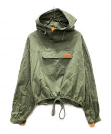 ROSE BUD×UNIVERSAL OVERALL（ローズバッド×ユニバーサルオーバーオール）の古着「ボリュームアノラックパーカー」｜オリーブ