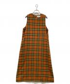 BEAMS BOYビームスボーイ）の古着「ノースリーブワンピース」｜オレンジ