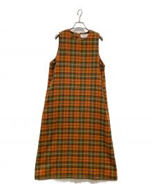 BEAMS BOY（ビームスボーイ）の古着「ノースリーブワンピース」｜オレンジ