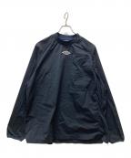 WHITE MOUNTAINEERING×UMBROホワイトマウンテ二アニング×アンブロ）の古着「プルオーバーシャツ」｜ブラック