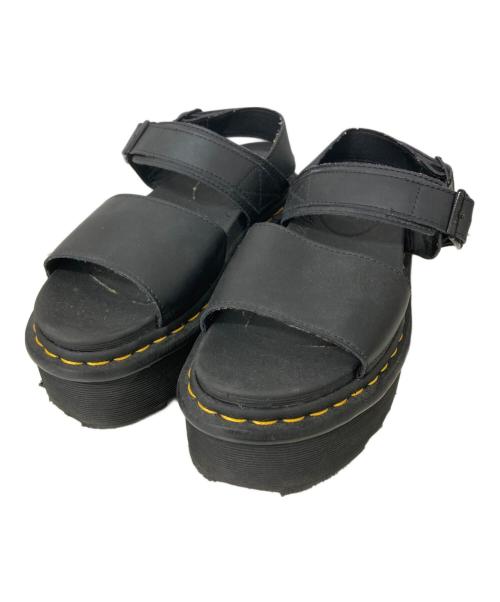 Dr.Martens（ドクターマーチン）Dr.Martens (ドクターマーチン) 厚底シャークソールサンダル ブラック サイズ:UK5の古着・服飾アイテム