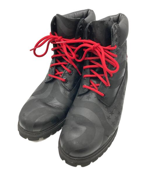 SUPREME（シュプリーム）SUPREME (シュプリーム) Timberland (ティンバーランド) Stars and Stripes 6-inch Premium Boot ブラック サイズ:28の古着・服飾アイテム