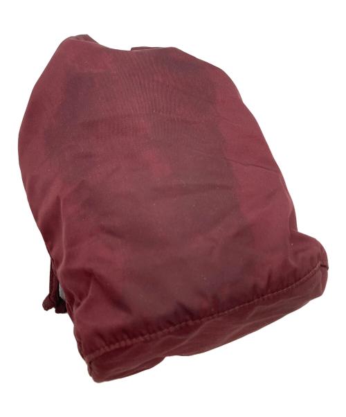 PRADA（プラダ）PRADA (プラダ) ナイロン巾着ポーチ レッドの古着・服飾アイテム