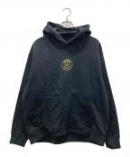 JORDAN×Paris Saint-Germainジョーダン×パリサンジェルマン）の古着「PSG HBR FLC PO/ロゴパーカー」｜ブラック