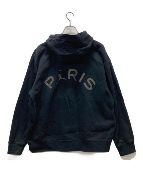 JORDAN（ジョーダン）JORDAN (ジョーダン) Paris Saint-Germain (パリサンジェルマン) PSG HBR FLC PO/ロゴパーカー ブラック サイズ:XXLの古着・服飾アイテム