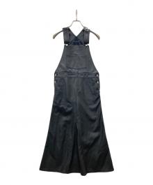 L'appartement（アパルトモン）の古着「アーティカルレザー オーバーオール スカート」｜ブラック