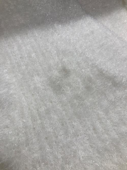 HERITANOVUM（ヘリテノーム）HERITANOVUM (ヘリテノーム) ノースリーブラメニットワンピース ホワイト サイズ:Fの古着・服飾アイテム