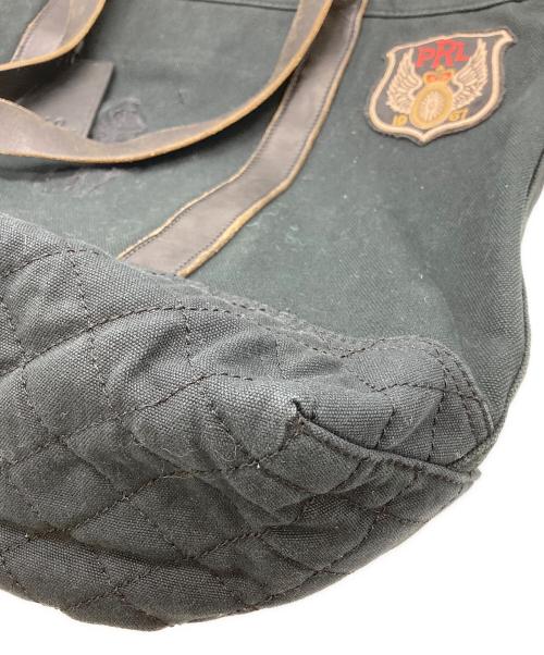 POLO RALPH LAUREN（ポロ・ラルフローレン）POLO RALPH LAUREN (ポロ・ラルフローレン) ワッペントートバッグ ブラックの古着・服飾アイテム