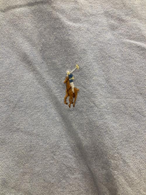 RALPH LAUREN（ラルフローレン）RALPH LAUREN (ラルフローレン) ボタンダウンシャツ ブルー サイズ:Lの古着・服飾アイテム