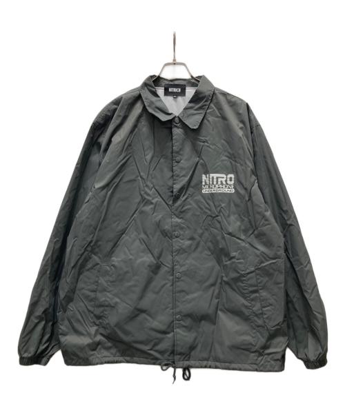 NITRICH（ナイトリッチ）NITRICH (ナイトリッチ) コーチジャケット グレー サイズ:XXLの古着・服飾アイテム