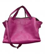GIANNI CHIARINIジャンニ キアリーニ）の古着「2WAYショルダーバッグ」｜ショッキングピンク