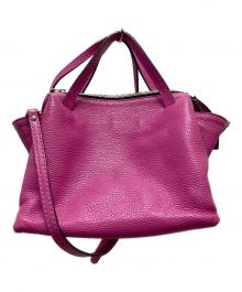 GIANNI CHIARINI（ジャンニ キアリーニ）の古着「2WAYショルダーバッグ」｜ショッキングピンク