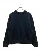 crepusculeクレプスキュール）の古着「リブニット/Rib Crew(リブ クルー)」｜ブラック