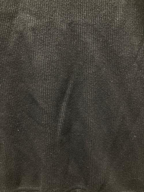 crepuscule（クレプスキュール）crepuscule (クレプスキュール) リブニット/Rib Crew(リブ クルー) ブラック サイズ:Fの古着・服飾アイテム