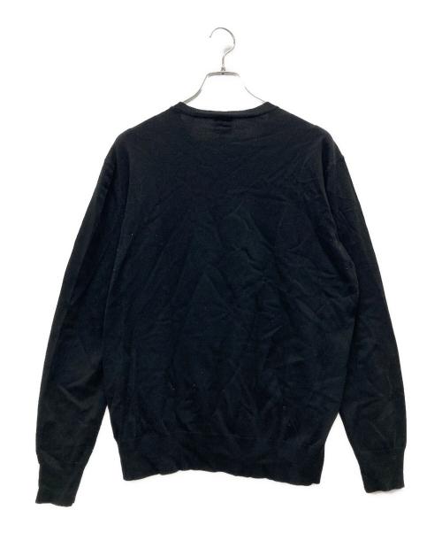 ARMANI EXCHANGE（アルマーニ エクスチェンジ）ARMANI EXCHANGE (アルマーニ エクスチェンジ) ロゴニット ブラック サイズ:Lの古着・服飾アイテム