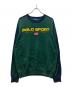 POLO SPORT（ポロスポーツ）の古着「星条旗ロゴニット」｜グリーン