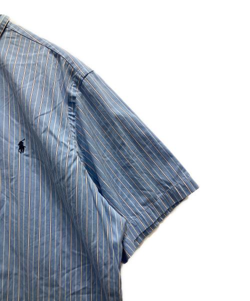POLO RALPH LAUREN（ポロ・ラルフローレン）POLO RALPH LAUREN (ポロ・ラルフローレン) 半袖ボタンダウンシャツ スカイブルー サイズ:XLの古着・服飾アイテム