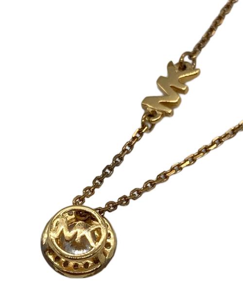 MICHAEL KORS（マイケル・コース）MICHAEL KORS (マイケル・コース) パヴェスタッドネックレス ゴールドの古着・服飾アイテム