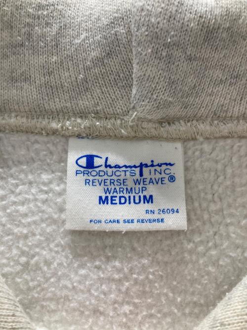 Champion REVERSE WEAVE（チャンピオン リバース ウィーブ）Champion REVERSE WEAVE (チャンピオン リバース ウィーブ) プルオーバーパーカー グレー サイズ:Mの古着・服飾アイテム