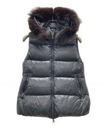 DUVETICA（デュベティカ）の古着「Gocciaダウンベスト」｜ブラック